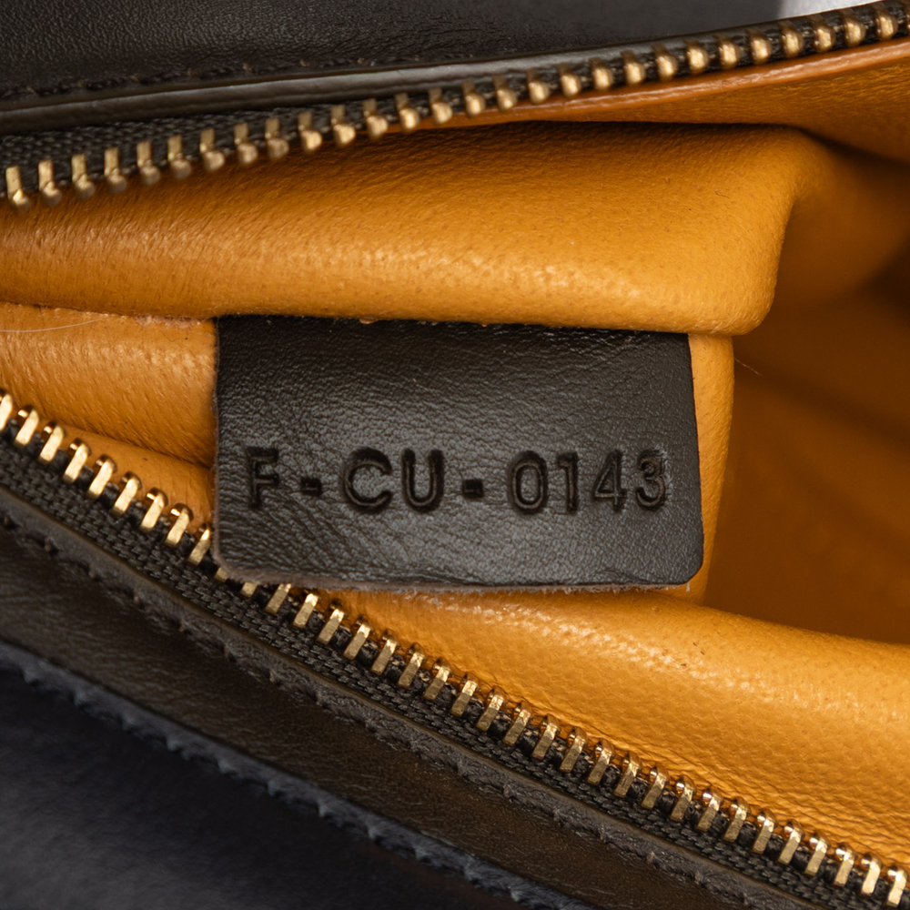 Pre-Loved Celine Medium Tricolor Calfskin and Suede Trapeze Satchel - Picture 6 of 7